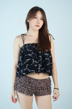 Dark Glitter 2-in-1 Top/Skirt