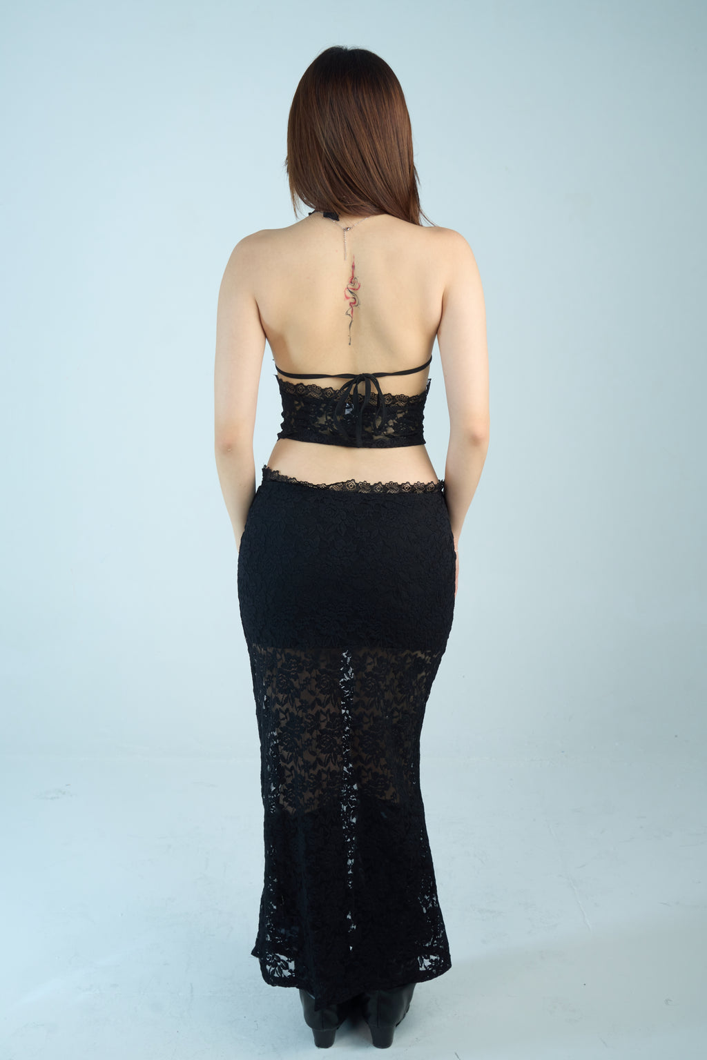 Afterdark Laced Three-Piece Set