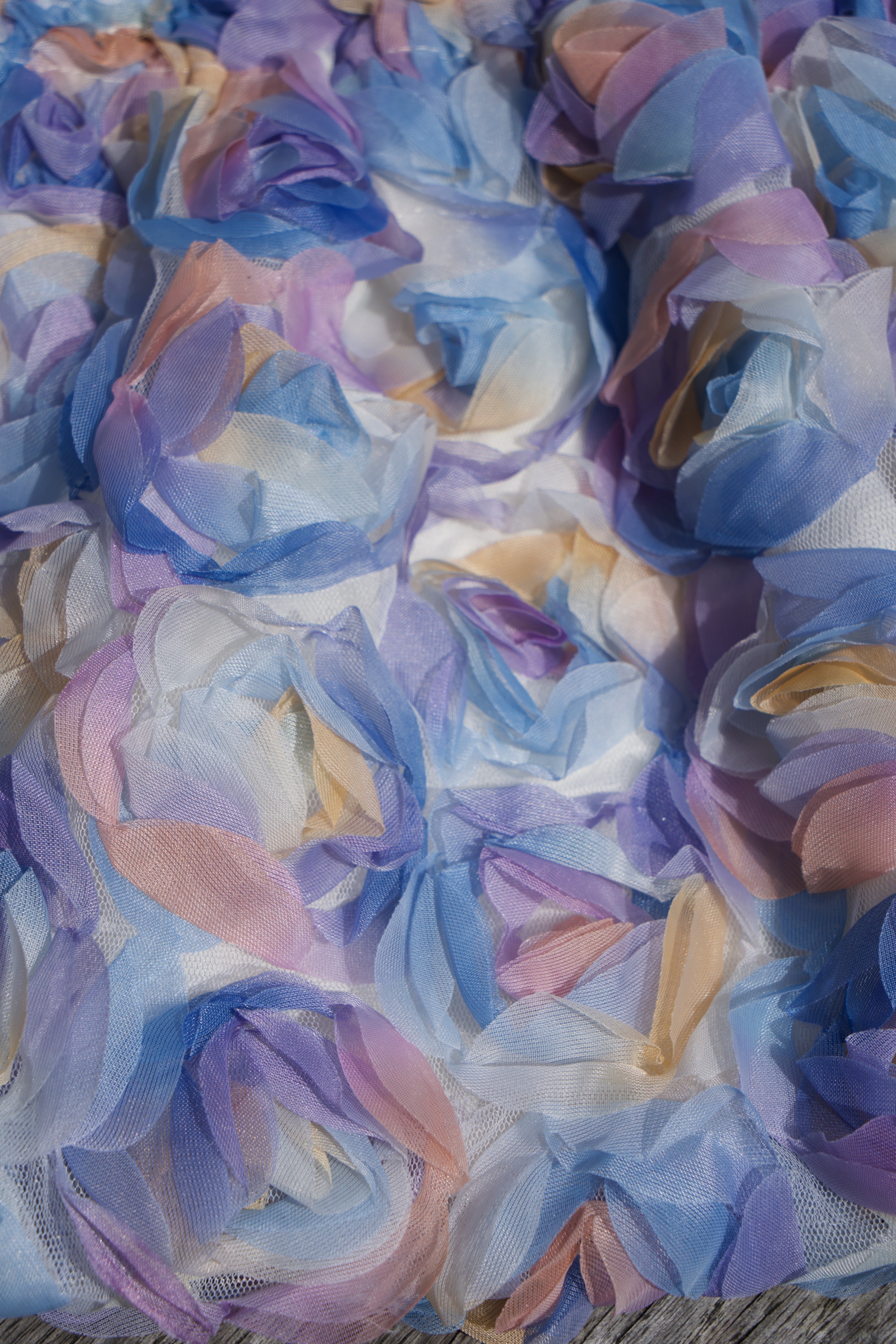 Blue Floral 2-in-1 Top/Skirt