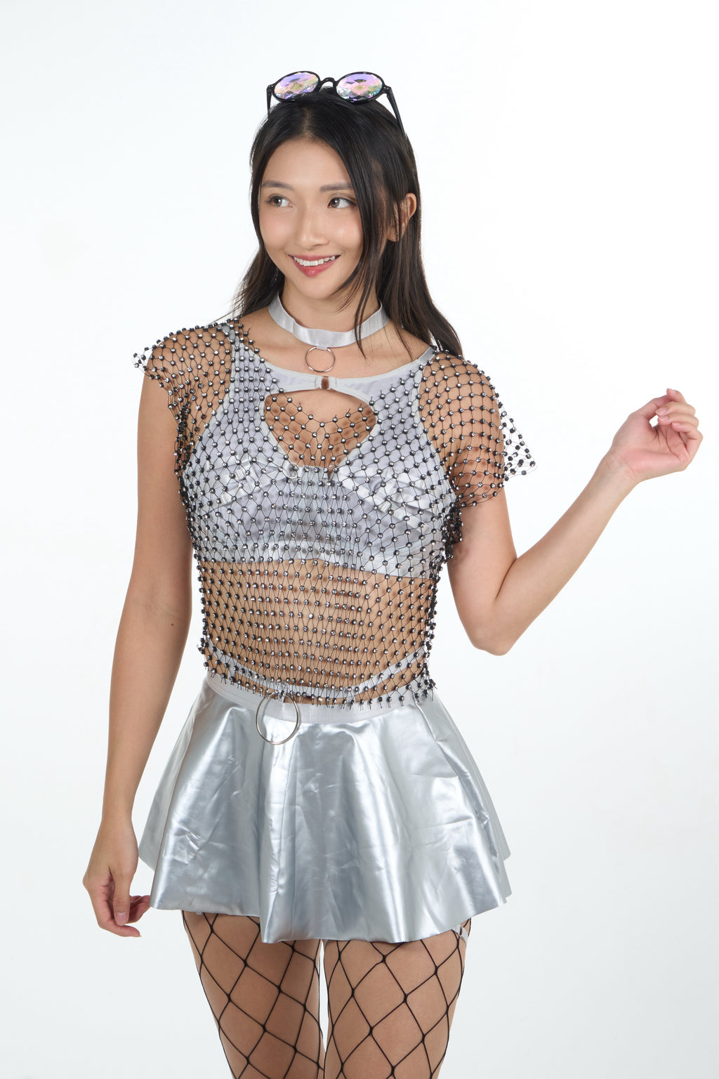 Stardust Fishnet Top