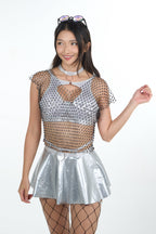 Stardust Fishnet Top