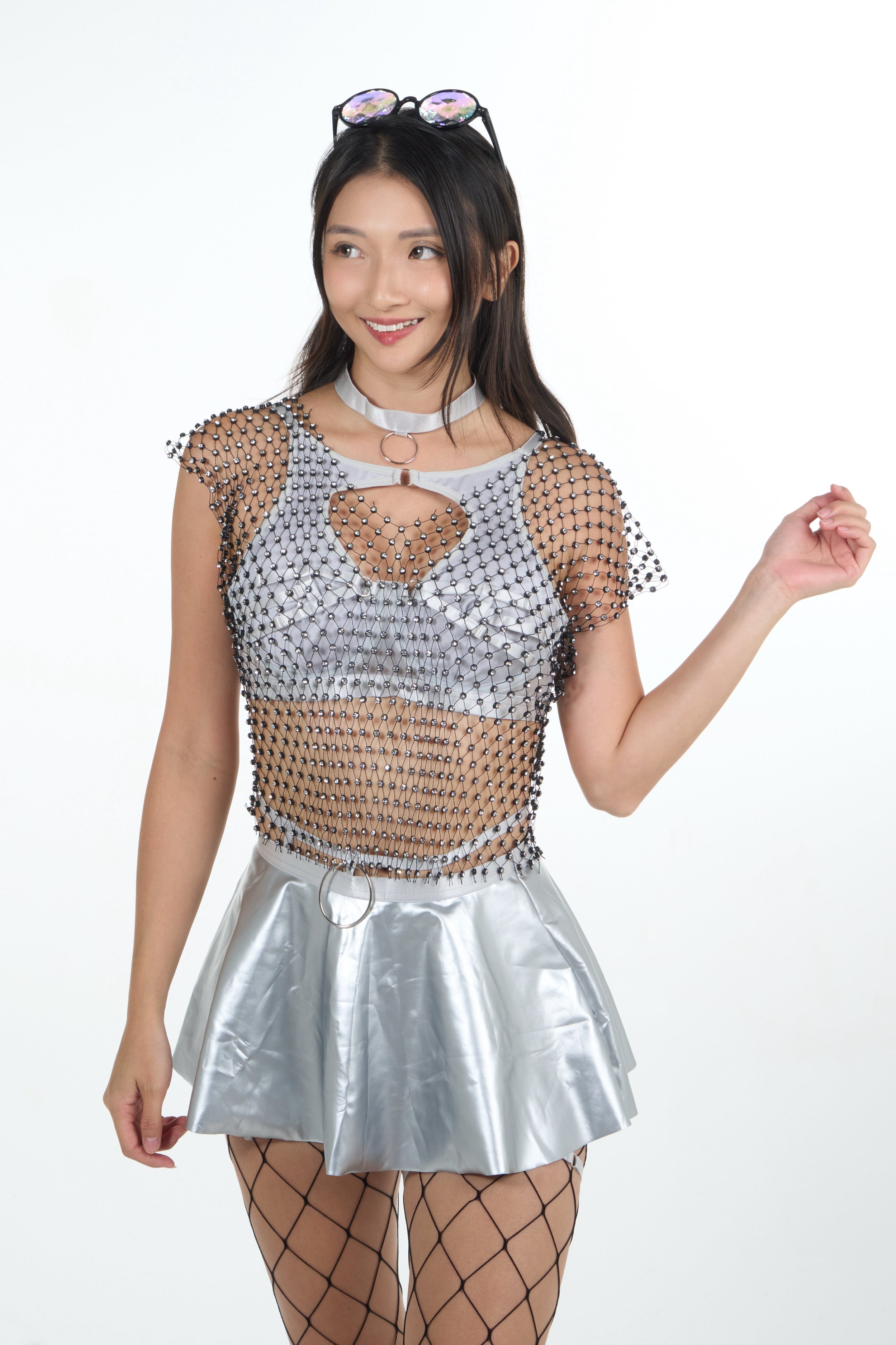 Stardust Fishnet Top