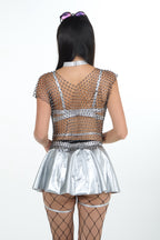 Stardust Fishnet Top