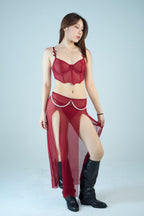 Rouge Pearl Three-Piece Set