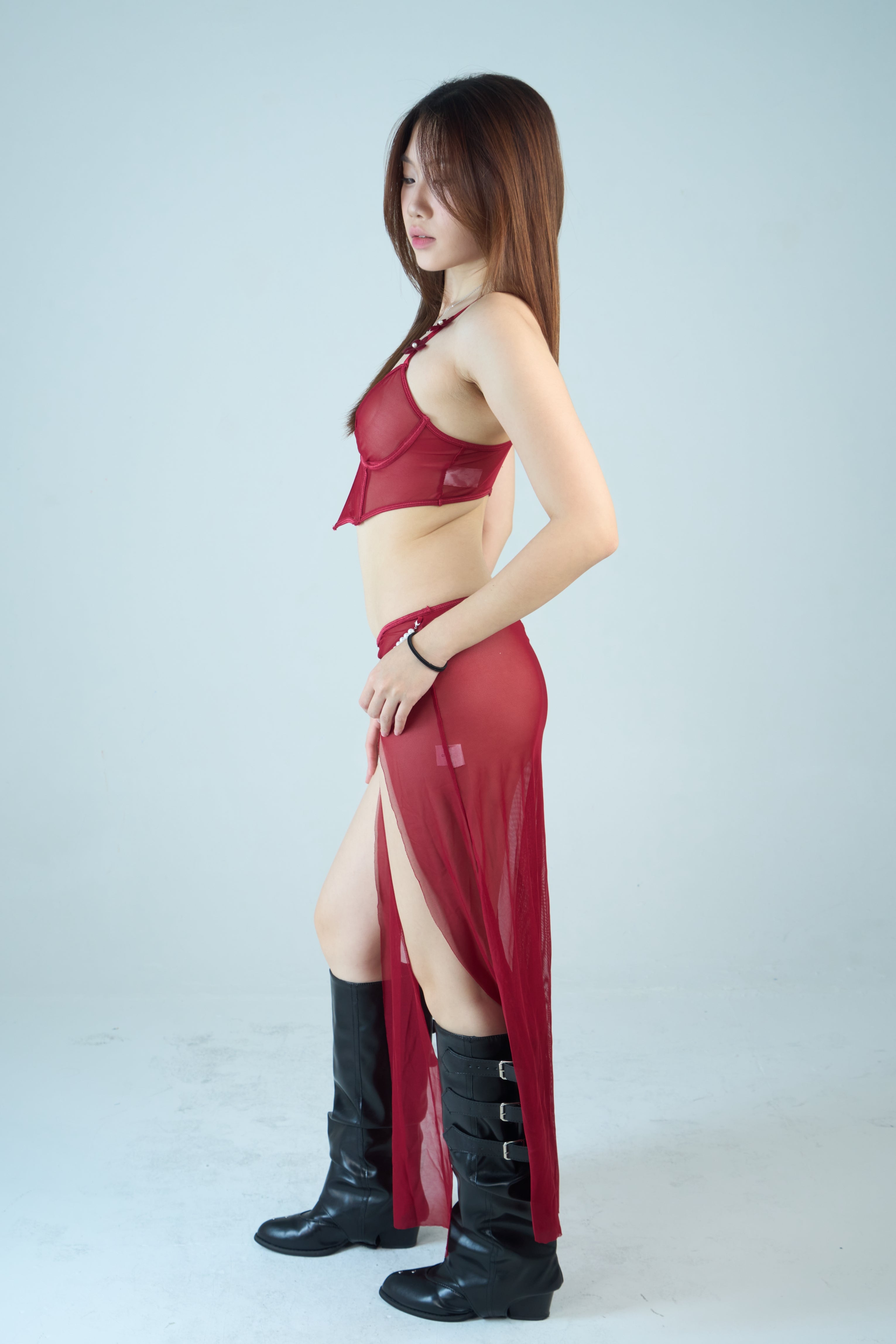 Rouge Pearl Three-Piece Set
