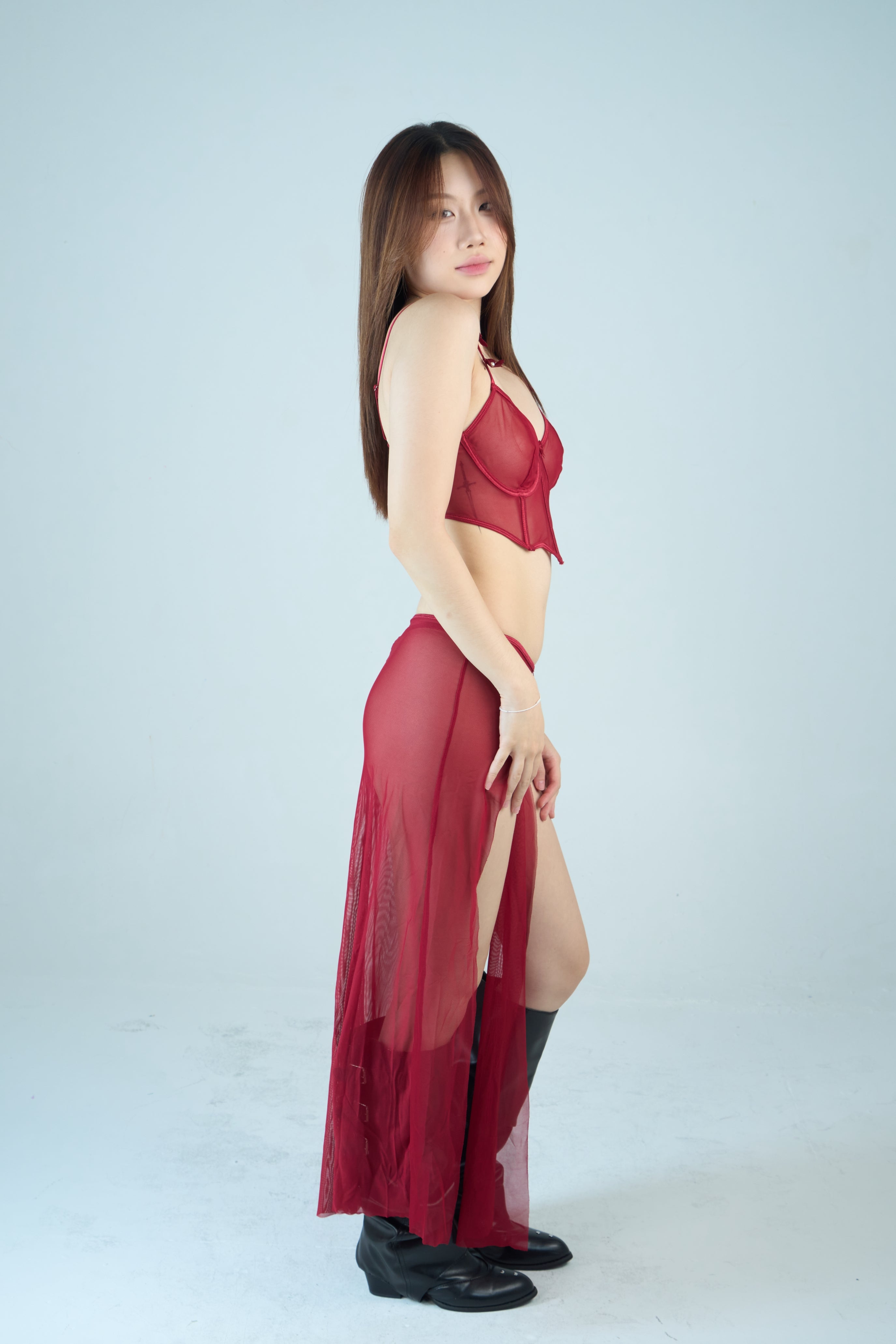 Rouge Pearl Three-Piece Set