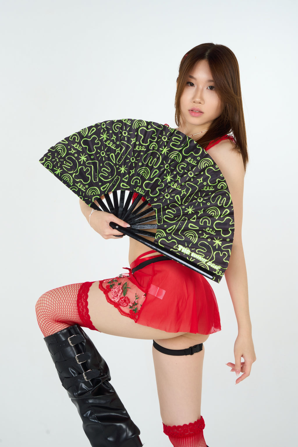Simply Scribbling Reflective Hand Fan